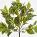 Artificial Camellia Leaf Bush X 7 68 Leaves 33cm Green - FLORA DESIGNS