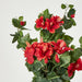 Artificial Red Hibiscus Bush with 10 Flowers 66cm Red - FLORA DESIGNS