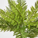 Artificial Leather Fern Bush W 26 Leaves 1cm Green - FLORA DESIGNS