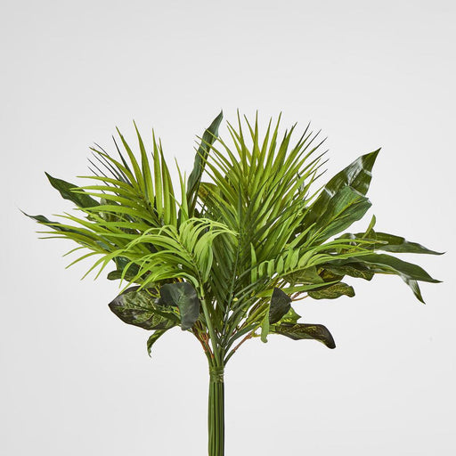 Artificial Dracaena Palm Bush 32cm Green - FLORA DESIGNS