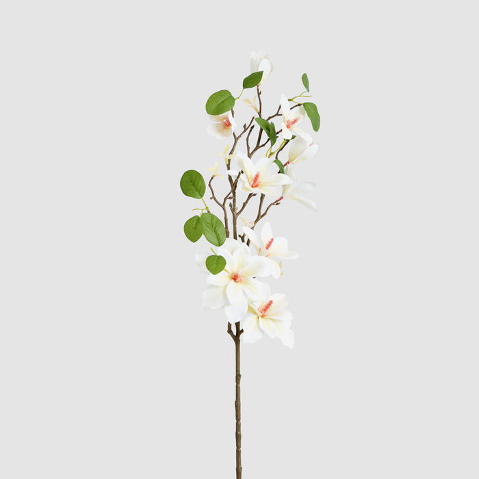 Artificial Magnolia Pearl Spray White 75cm White - FLORA DESIGNS
