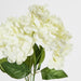 Artificial White Hydrangea Bush X 5 1cm White - FLORA DESIGNS
