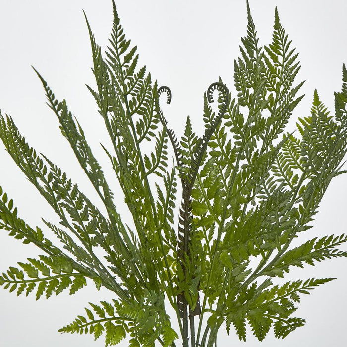 Artificial Fern Bush Green 5cm Green - FLORA DESIGNS