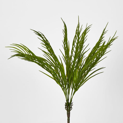 Artificial Palm Fern Bush Green 39cm Green - FLORA DESIGNS