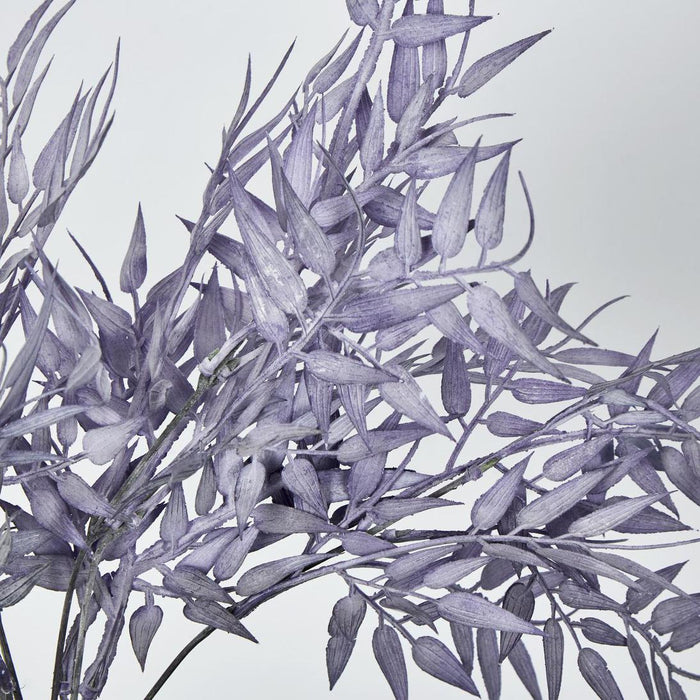 Artificial Bamboo Leaf Bush Purple 30cm Purple - FLORA DESIGNS