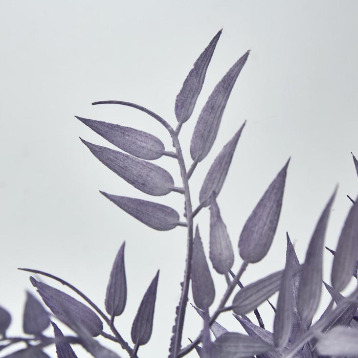 Artificial Bamboo Leaf Bush Purple 30cm Purple - FLORA DESIGNS