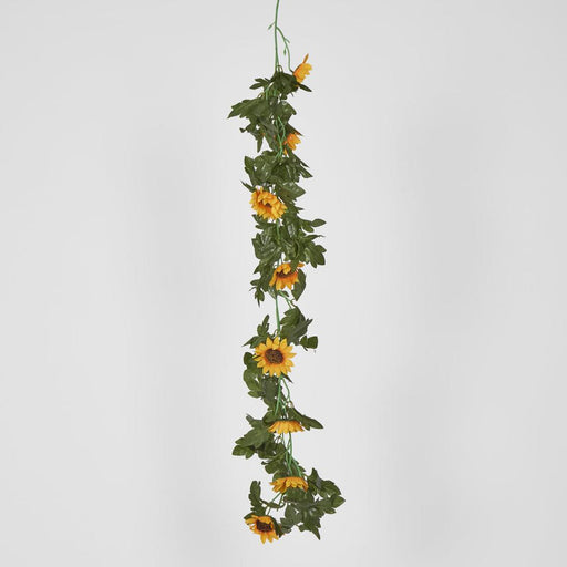 Artificial Sunflower Garland Yellow 70cm Yellow - FLORA DESIGNS