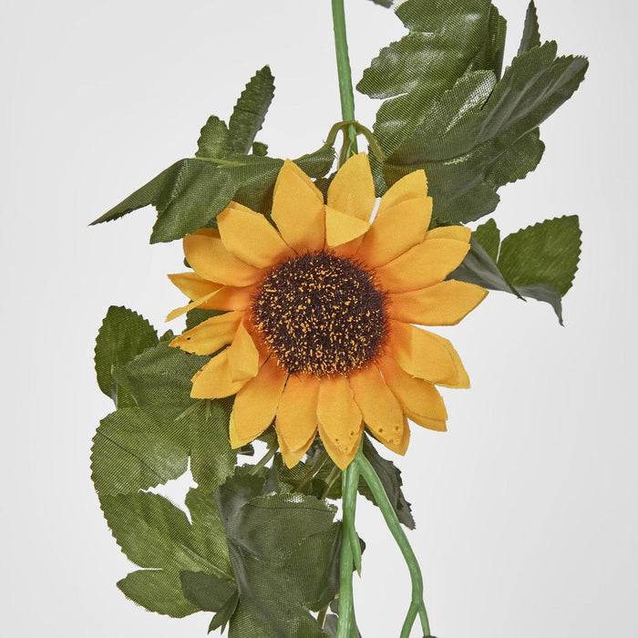 Artificial Sunflower Garland Yellow 70cm Yellow - FLORA DESIGNS