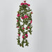 Artificial Hanging Rose Vine Dark Pink 72cm Red - FLORA DESIGNS