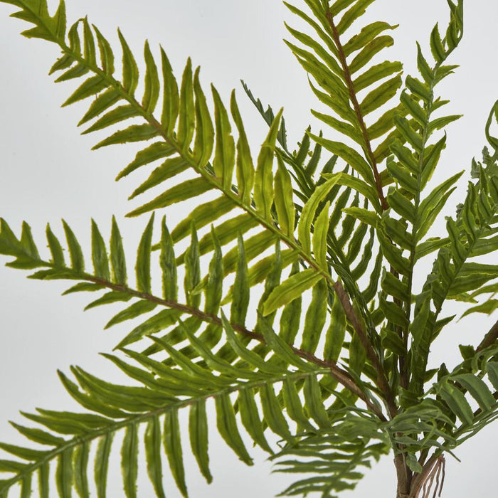 Artificial Blechnum Fern Bush 6cm Green - FLORA DESIGNS