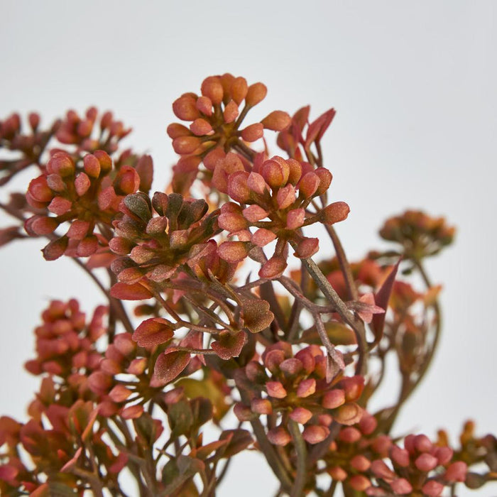 Artificial Badassi Bush Peach 64cm Peach - FLORA DESIGNS