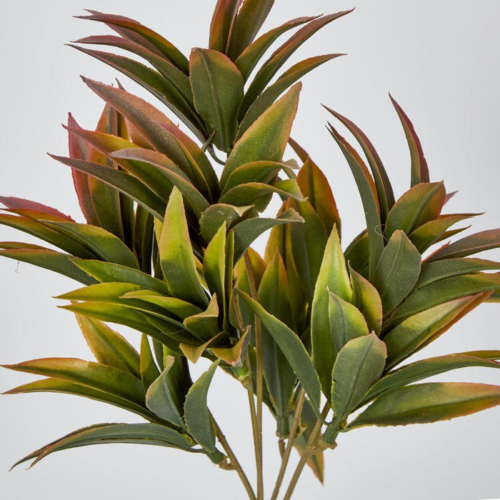 Artificial Pine Leaf Spray Pink 35cm Grey - FLORA DESIGNS