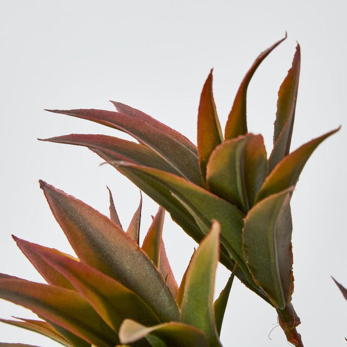 Artificial Pine Leaf Spray Pink 35cm Grey - FLORA DESIGNS