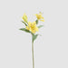 Artificial Tiger Lily Spray W 2 Flowers & 1 Bud Yellow 71cm Yellow - FLORA DESIGNS