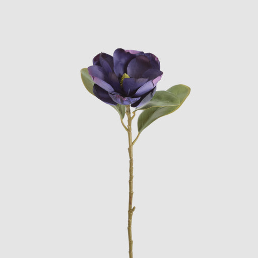 Artificial Magnolia Stem Purple Blue 74cm Purple - FLORA DESIGNS