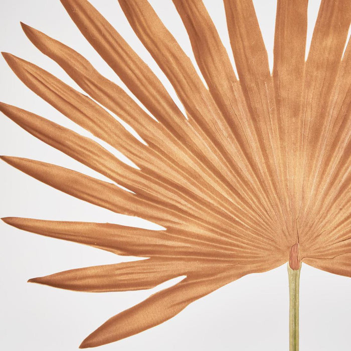 Artificial Sun Palm Leaf Brown 62cm Brown - FLORA DESIGNS