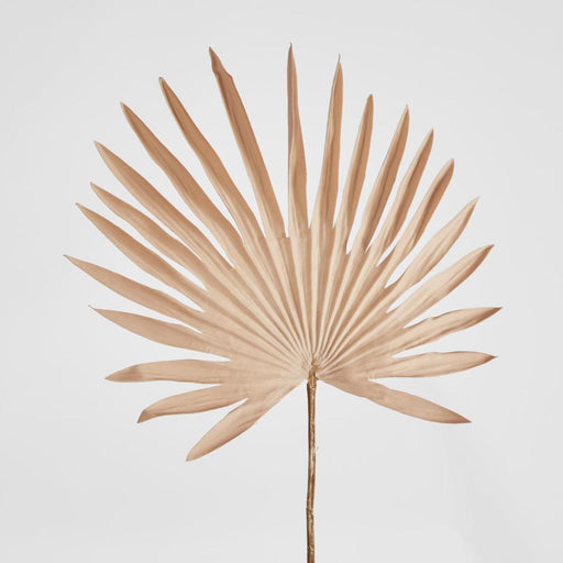 Artificial Sun Palm Leaf Light Brown 62cm Green - FLORA DESIGNS