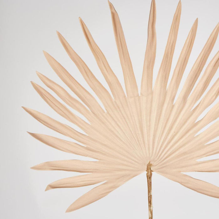 Artificial Sun Palm Leaf Light Brown 62cm Green - FLORA DESIGNS