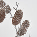 Artificial Pine Cone Branch 63cm Brown - FLORA DESIGNS
