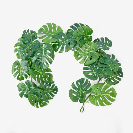 Artificial Split Leaf Philo Garland - FLORA DESIGNS