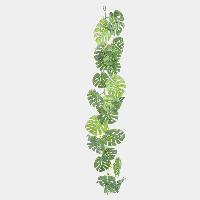 Artificial Split Leaf Philo Garland - FLORA DESIGNS