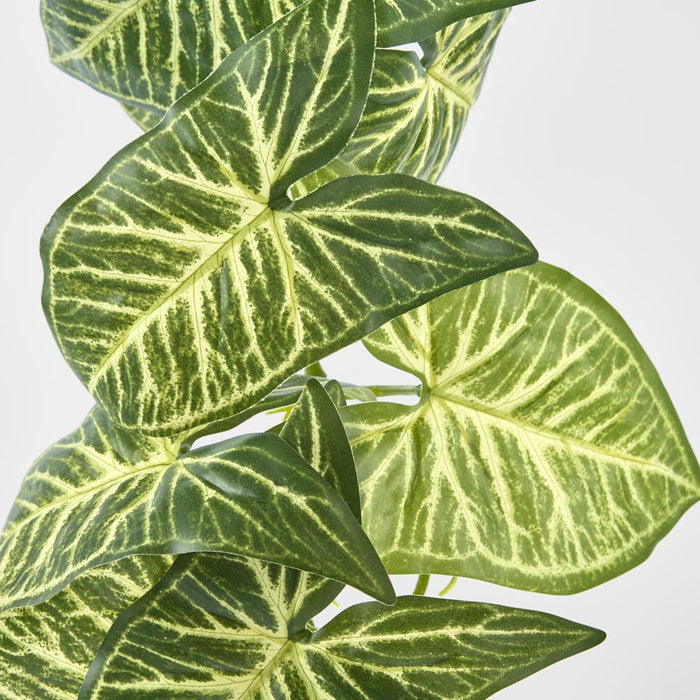 Artificial Variegated Taro Leaf Garland - FLORA DESIGNS