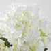 Artificial Hydrangea Bush White 44cm White - FLORA DESIGNS