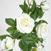 Artificial Rose Garland White 150cm White - FLORA DESIGNS