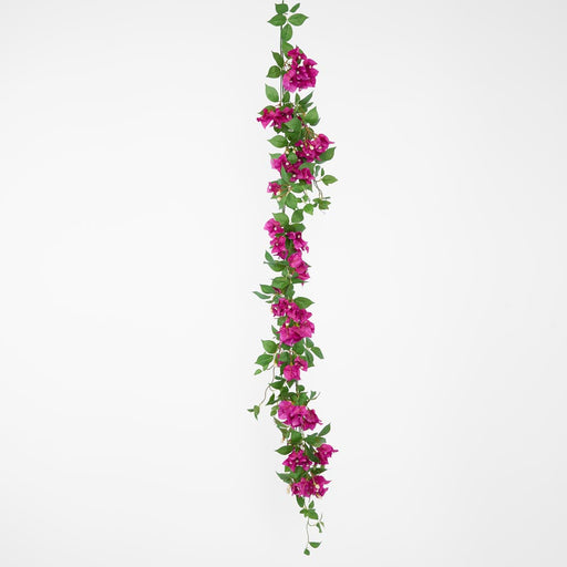 Artificial Bougainvillea Garland Purple 180cm Purple - FLORA DESIGNS