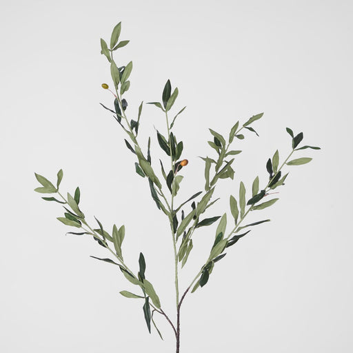 Artificial Olive Leaf Spray 10cm Green - FLORA DESIGNS