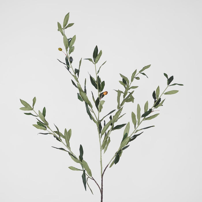 Artificial Olive Leaf Spray 10cm Green - FLORA DESIGNS