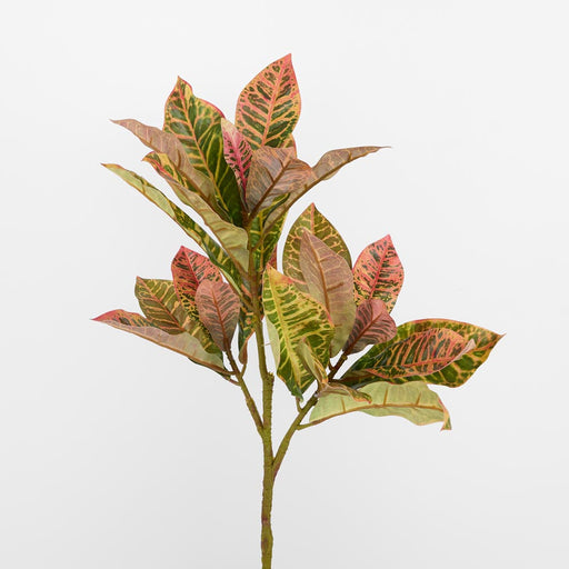 Artificial Croton Leaf 89cm Brown - FLORA DESIGNS