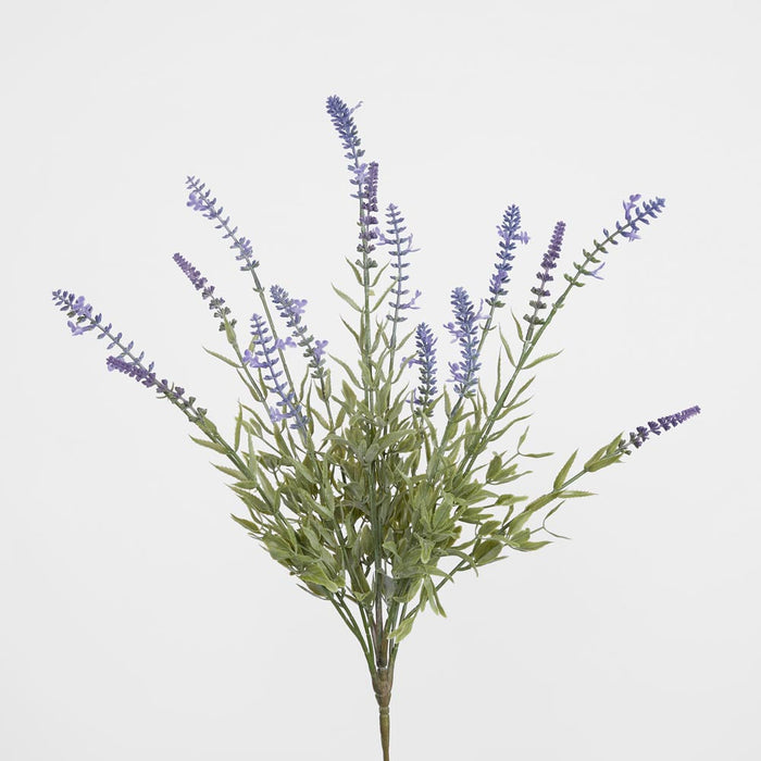 Artificial Lavender Bush Light Purple 56cm Purple - FLORA DESIGNS