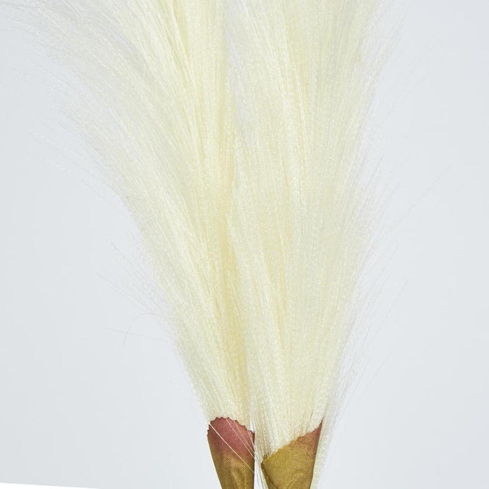 Artificial Pampas Grass Spray 3 Stems Cream 74cm White - FLORA DESIGNS
