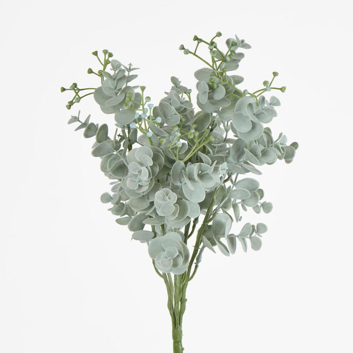 Artificial Euonymus Japonicus Bush Grey Green 41cm Light Green - FLORA DESIGNS