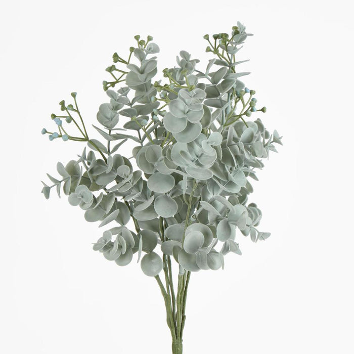 Artificial Euonymus Japonicus Bush Grey Green 41cm Light Green - FLORA DESIGNS