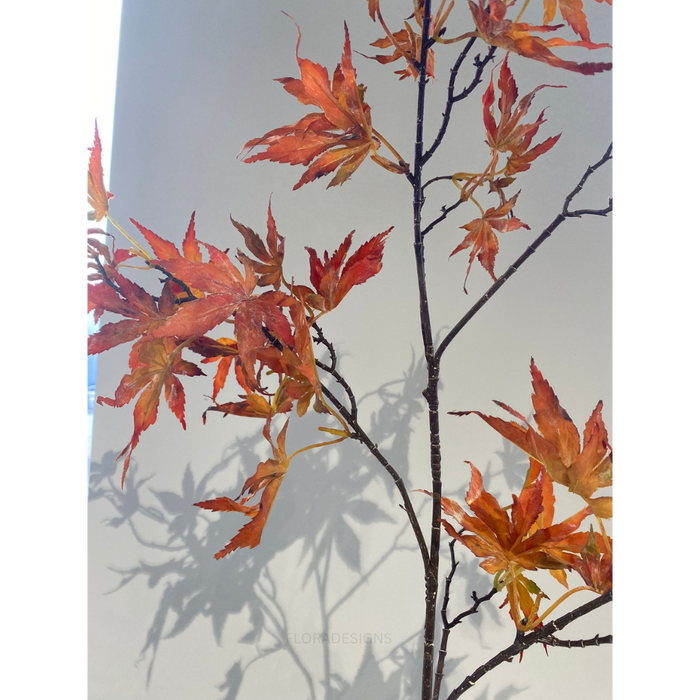 Japanese Maple Leaf Spray Orange 109cm - Pack of 12