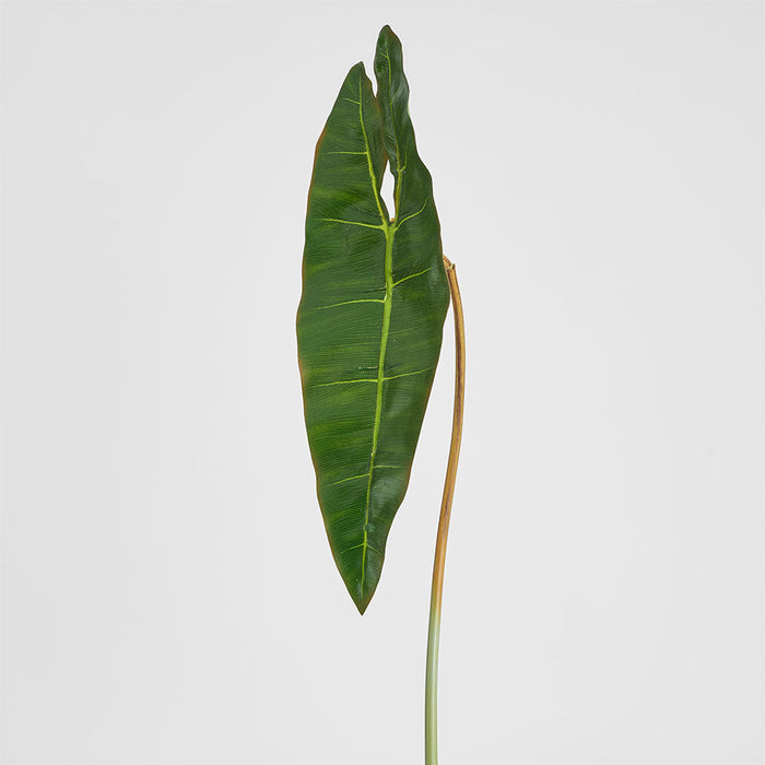Artificial Philodendron Spiritus Sancti Leaf 81cm Green - FLORA DESIGNS
