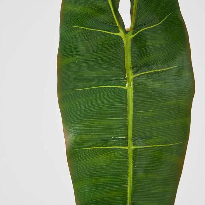 Artificial Philodendron Spiritus Sancti Leaf 81cm Green - FLORA DESIGNS