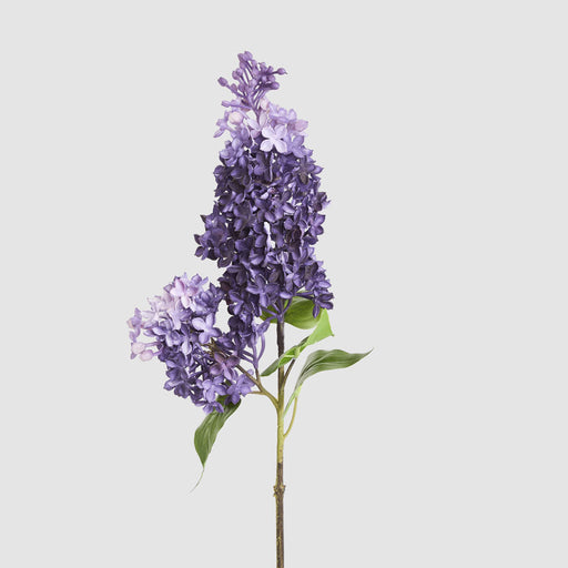 Artificial Real Touch Lilac Floral Stem Purple 71cm Purple - FLORA DESIGNS