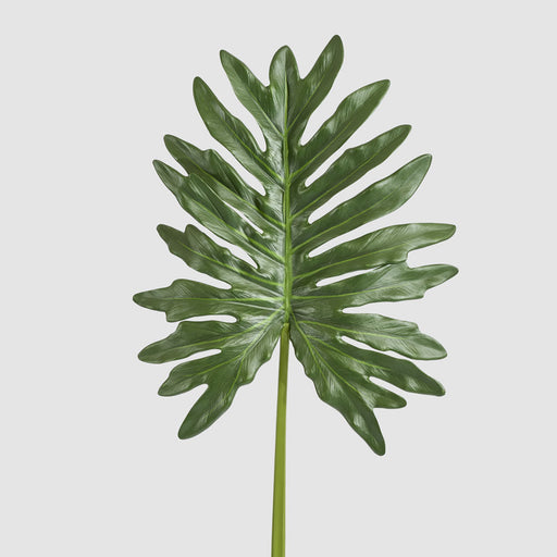 Artificial Real Touch Philodendron Leaf 84cm Green - FLORA DESIGNS