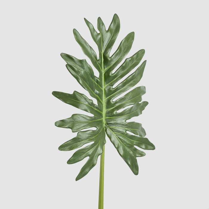 Artificial Real Touch Philodendron Leaf 84cm Green - FLORA DESIGNS
