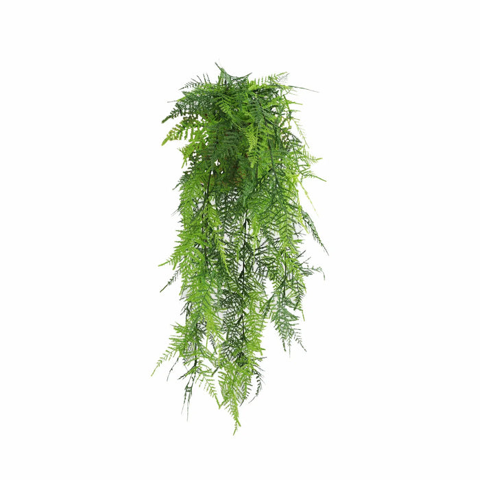 Lace Fern Garland Hanging Bush UV Resistant 76cm Vivid Green