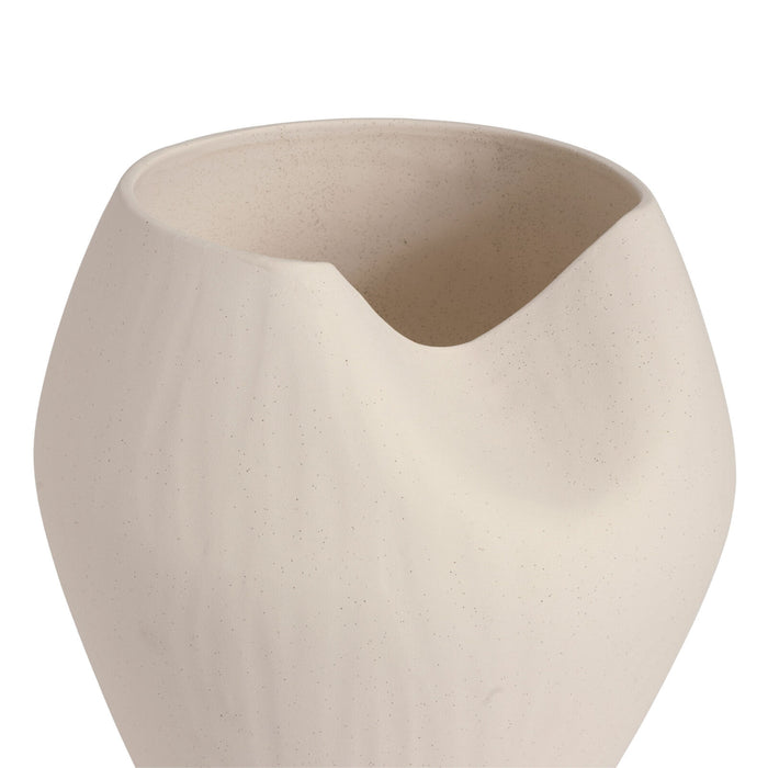 Leah Cream Speckle Vase 43cm