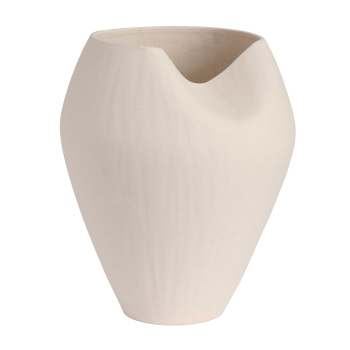 Leah Cream Speckle Vase 43cm