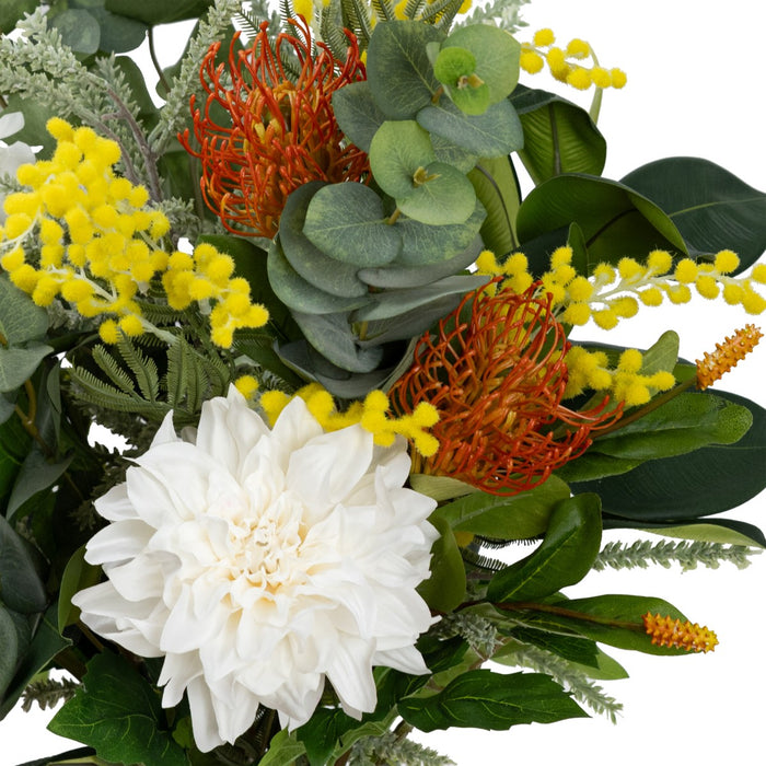 Leucospermum & Mimosa Mixed Arrangement 72cm