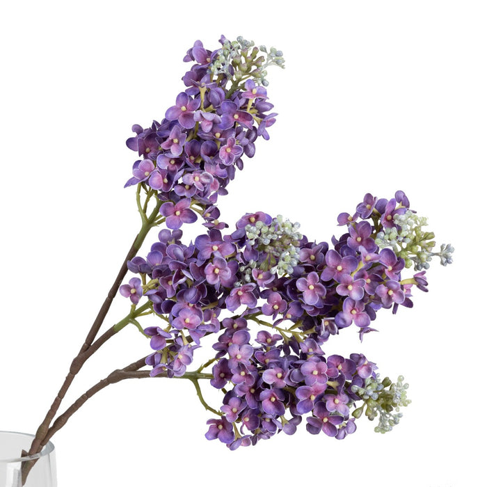 Lilac Spray 64cm Purple Real Touch Pack of 6