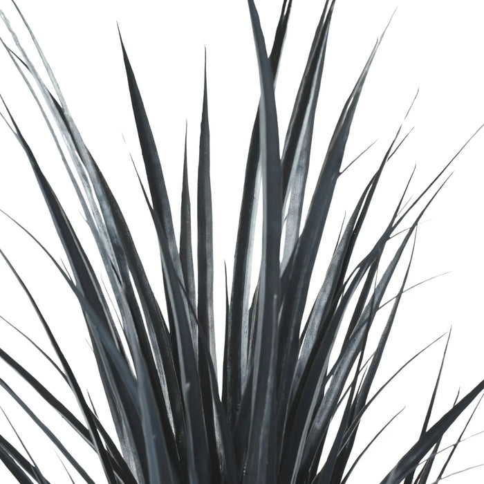Long Yucca Grass Plant UV Resistant 115cm Black