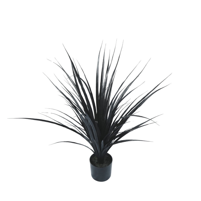Long Yucca Grass Plant UV Resistant 75cm Black