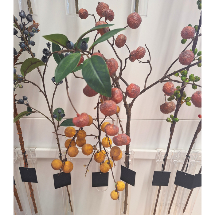 Longan Spray Natural 48cm - Pack of 12